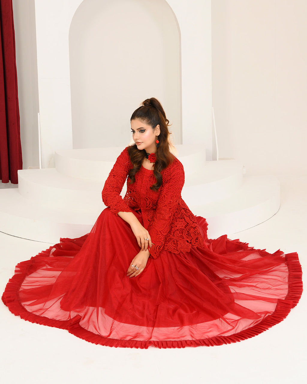 Red Formal Suit for Wedding